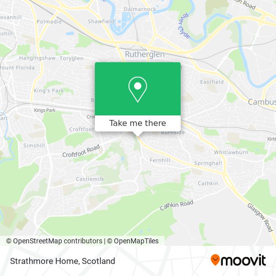 Strathmore Home map