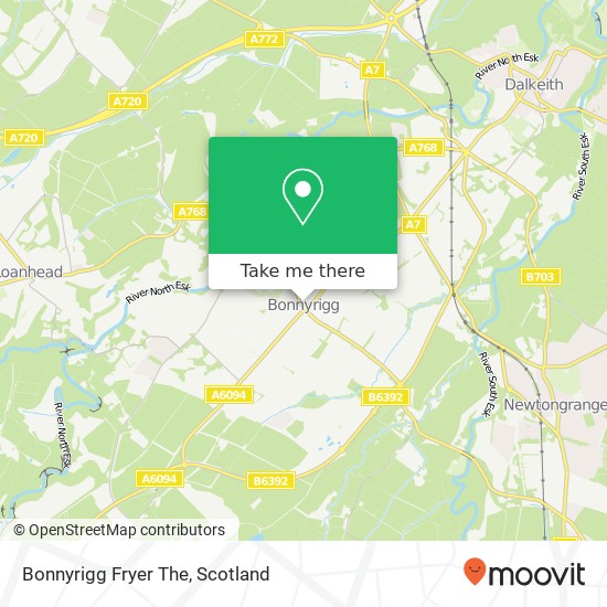 Bonnyrigg Fryer The map