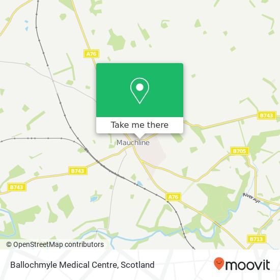Ballochmyle Medical Centre map