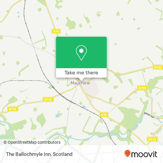 The Ballochmyle Inn map