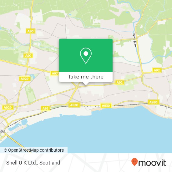 Shell U K Ltd. map