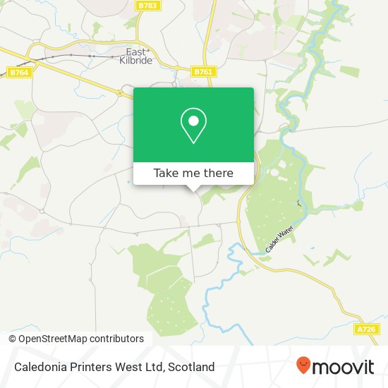 Caledonia Printers West Ltd map