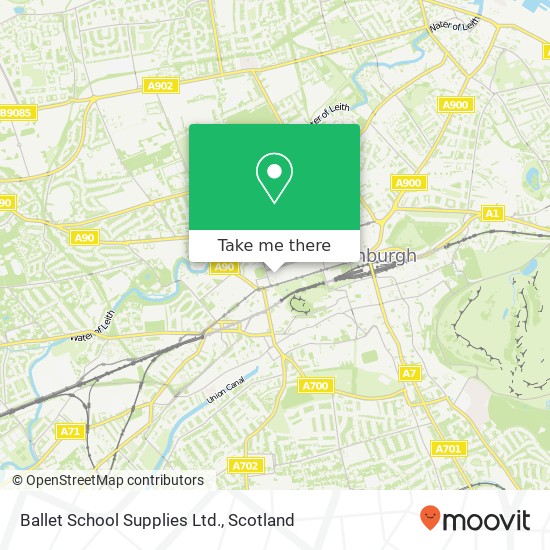 Ballet School Supplies Ltd. map