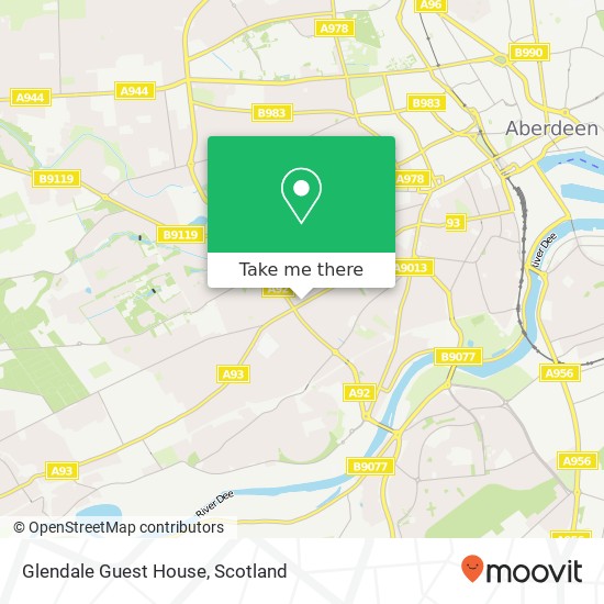 Glendale Guest House map