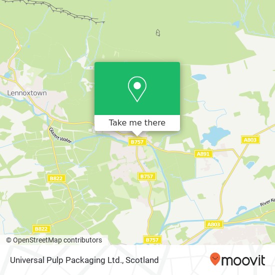 Universal Pulp Packaging Ltd. map