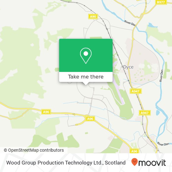 Wood Group Production Technology Ltd. map