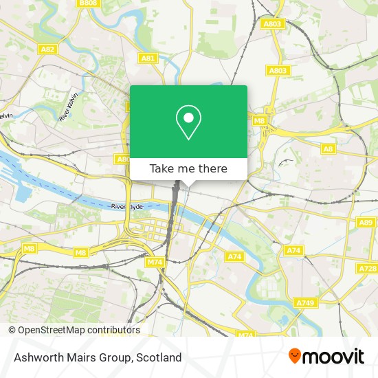 Ashworth Mairs Group map