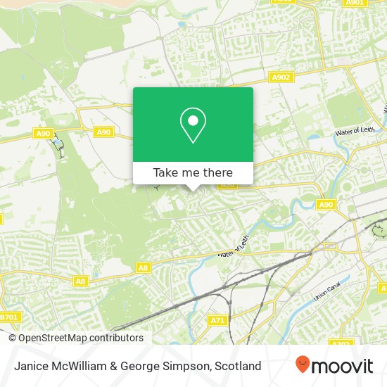 Janice McWilliam & George Simpson map