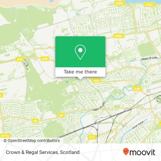 Crown & Regal Services map