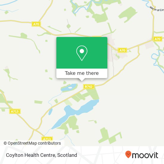 Coylton Health Centre map