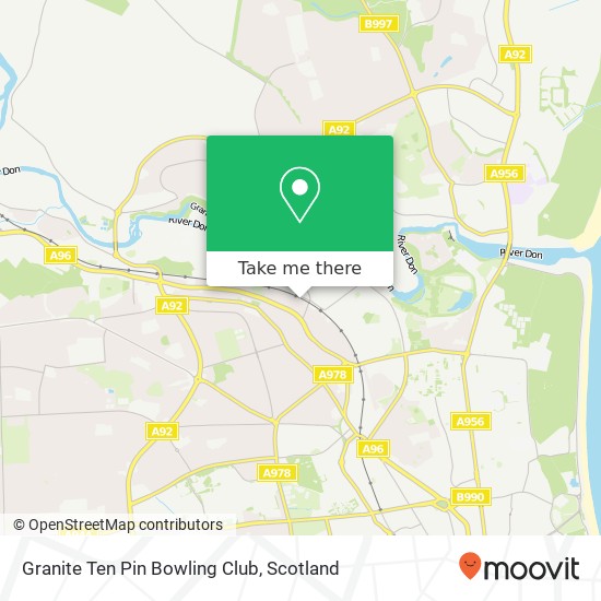 Granite Ten Pin Bowling Club map