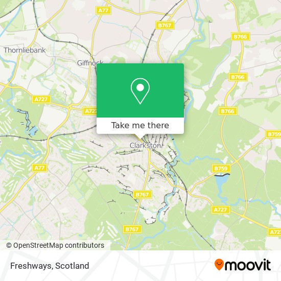 Freshways map