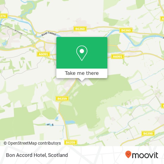 Bon Accord Hotel map