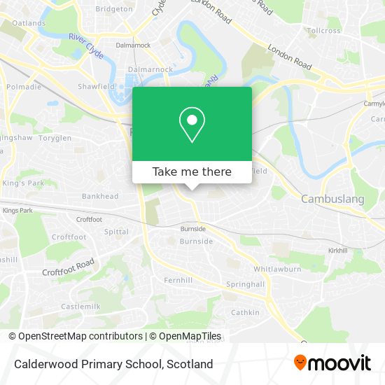 Calderwood Primary School map