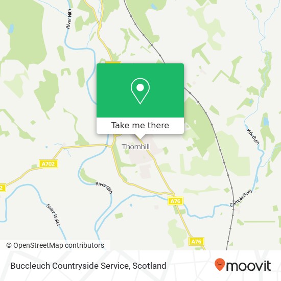 Buccleuch Countryside Service map
