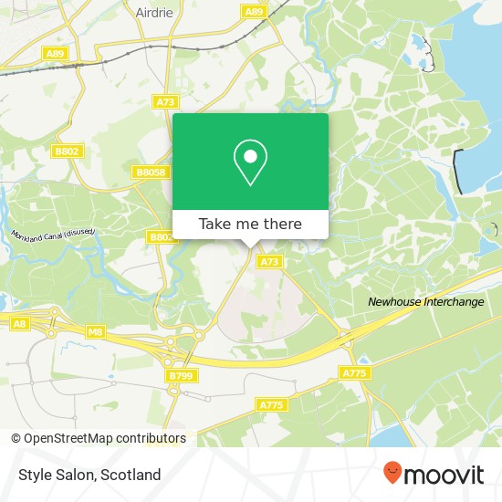 Style Salon map