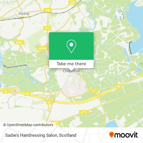 Sadie's Hairdressing Salon map