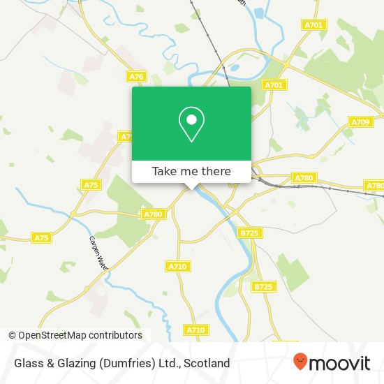 Glass & Glazing (Dumfries) Ltd. map