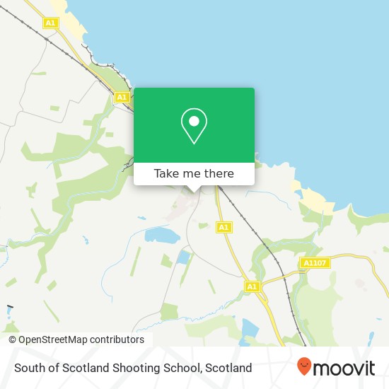 South of Scotland Shooting School map