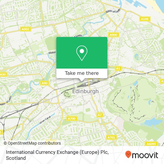 International Currency Exchange (Europe) Plc map