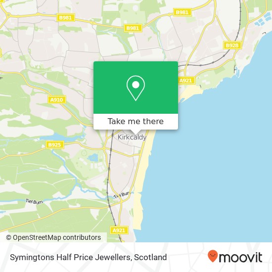 Symingtons Half Price Jewellers map