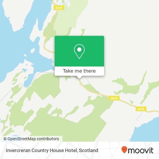 Invercreran Country House Hotel map