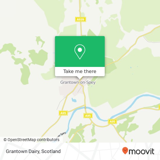 Grantown Dairy map