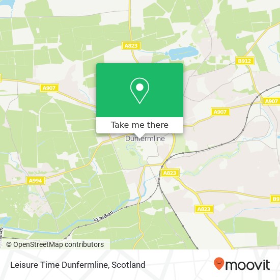 Leisure Time Dunfermline map