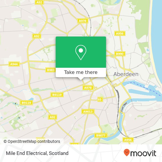 Mile End Electrical map