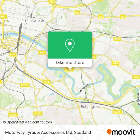 Motorway Tyres & Accessories Ltd map