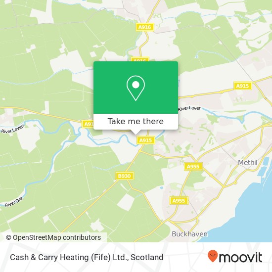 Cash & Carry Heating (Fife) Ltd. map
