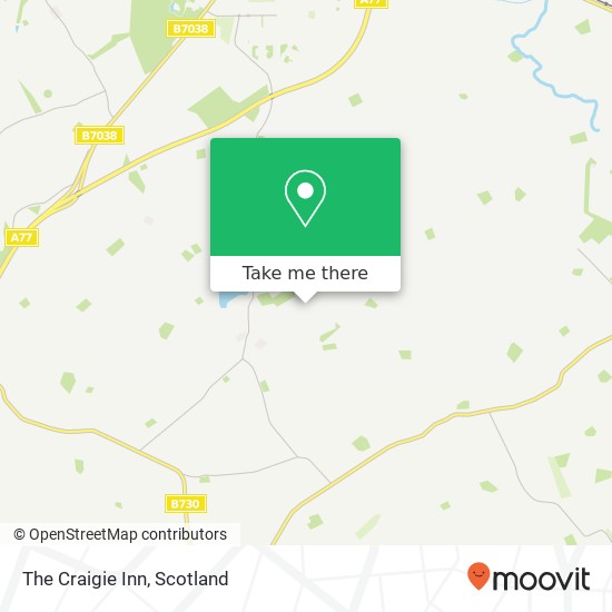 The Craigie Inn map
