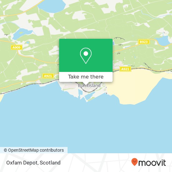 Oxfam Depot map