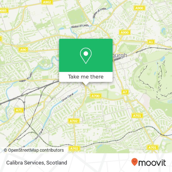 Calibra Services map