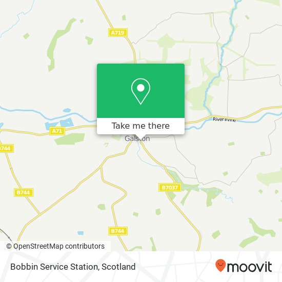 Bobbin Service Station map