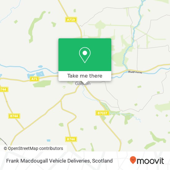 Frank Macdougall Vehicle Deliveries map