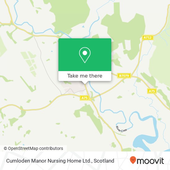 Cumloden Manor Nursing Home Ltd. map