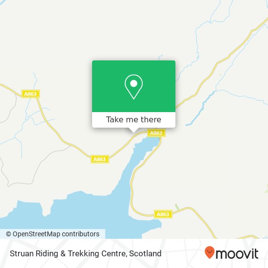 Struan Riding & Trekking Centre map