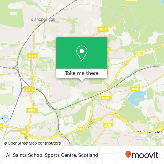 All Saints School Sports Centre map