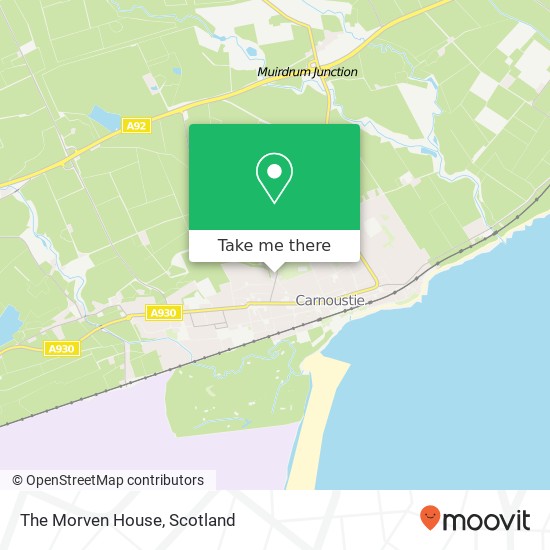 The Morven House map
