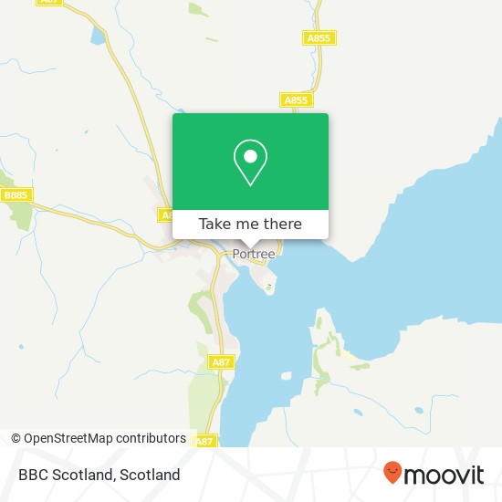 BBC Scotland map