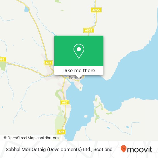 Sabhal Mor Ostaig (Developments) Ltd. map
