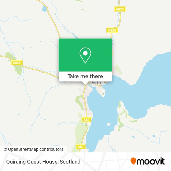 Quiraing Guest House map