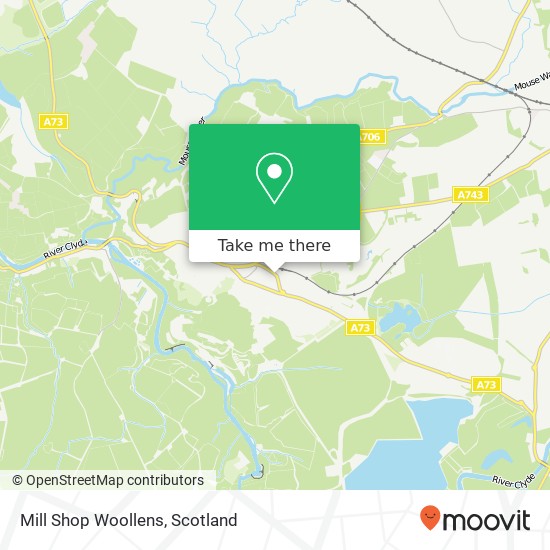 Mill Shop Woollens map