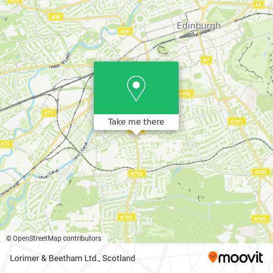 Lorimer & Beetham Ltd. map