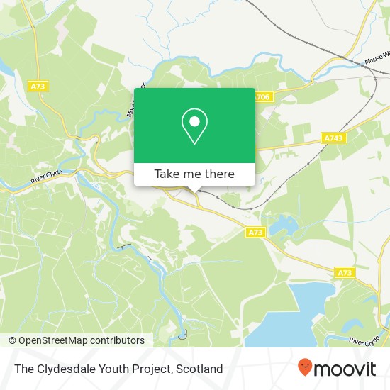 The Clydesdale Youth Project map