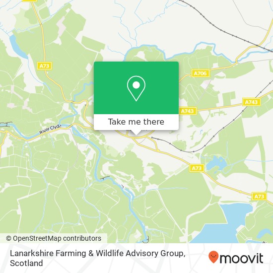 Lanarkshire Farming & Wildlife Advisory Group map