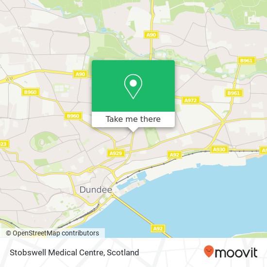 Stobswell Medical Centre map