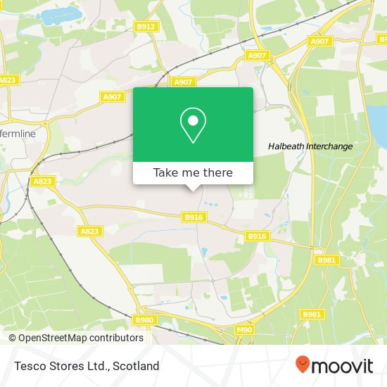 Tesco Stores Ltd. map