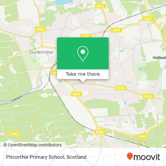 Pitcorthie Primary School map